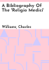 A_bibliography_of_the__Religio_Medici_