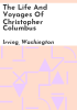The_life_and_voyages_of_Christopher_Columbus