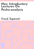 New_introductory_lectures_on_pscho-analysis