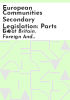 European_Communities_secondary_legislation