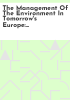 The_management_of_the_environment_in_tomorrow_s_Europe