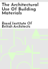 The_architectural_use_of_building_materials