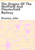 The_origins_of_the_Sheffield_and_Chesterfield_Railway