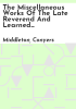 The_miscellaneous_works_of_the_late_Reverend_and_learned_Conyers_Middleton