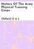 History_of_the_Army_Physical_Training_Corps