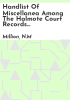 Handlist_of_miscellanea_among_the_Halmote_Court_records_of_the_Palatinate_of_Durham_and_Bishopric_estates