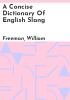 A_concise_dictionary_of_English_slang