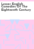 Lesser_English_comedies_of_the_eighteenth_century