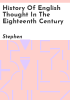 History_of_English_thought_in_the_eighteenth_century