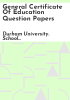 General_certificate_of_education_question_papers