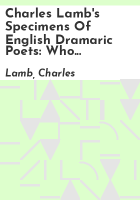 Charles_Lamb_s_specimens_of_English_dramaric_poets