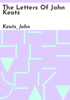The_letters_of_John_Keats