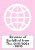 Revision of EarlyBird from Thu, 01/11/2024 - 09:53