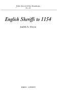 English_Sheriffs_to_1154