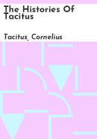 The_histories_of_Tacitus