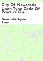 City_of_Newcastle_upon_Tyne_code_of_practice_on_recruitment_and_selection
