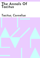 The_annals_of_Tacitus