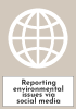 Reporting environmental issues via social media