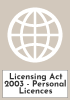Licensing Act 2003 - Personal Licences